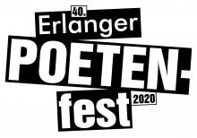 Logo Erlanger Poetenfest in schwarz-weiß